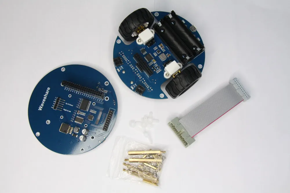 Роботизированная платформа AlphaBot2 для Raspberry Pi, шлейф кабель в комплекте, вариант
