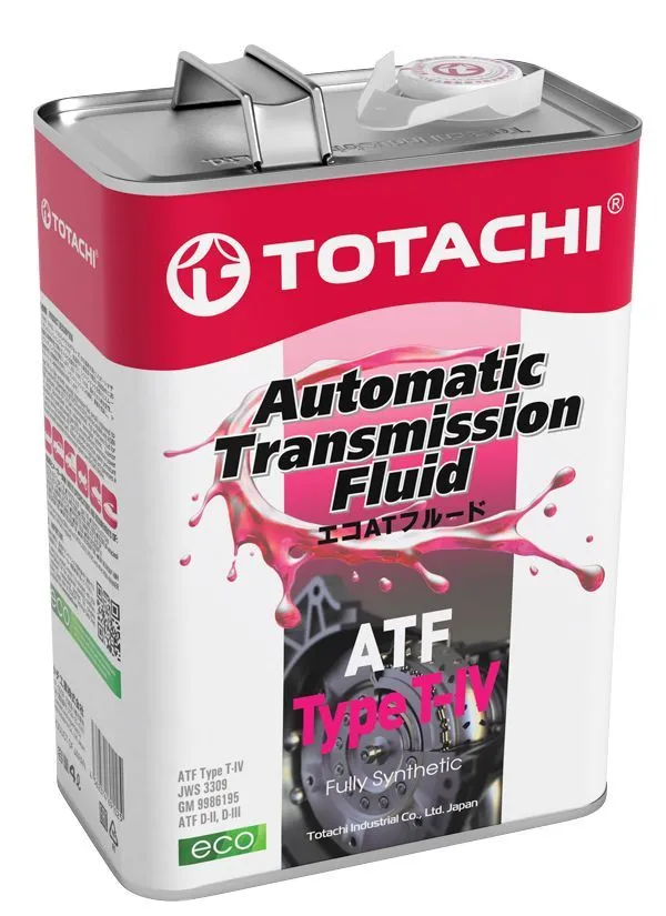 Масло трансмиссионное TOTACHI ATF Type T-IV 4л (20204), 4 л, фото 3