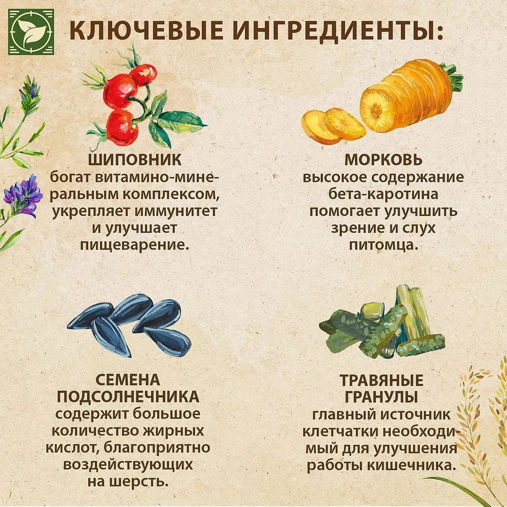 Сухой корм для морских свинок Prime Ever, 450 г, 450 г, фото 6