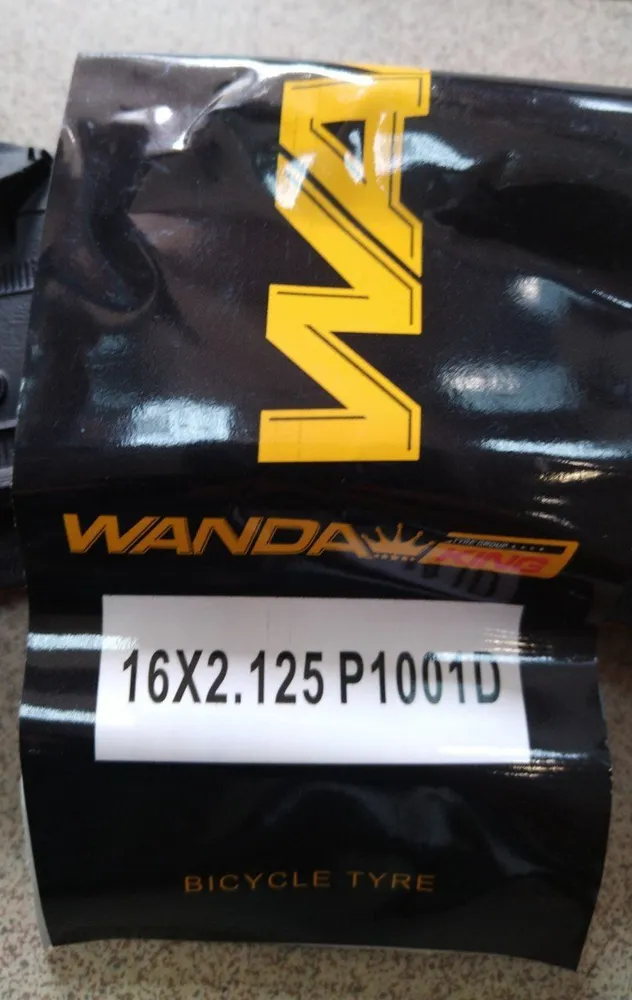 Велопокрышка 16"х2,125 черная P1001, "Wanda" ("COMPASS"), черный, фото 5