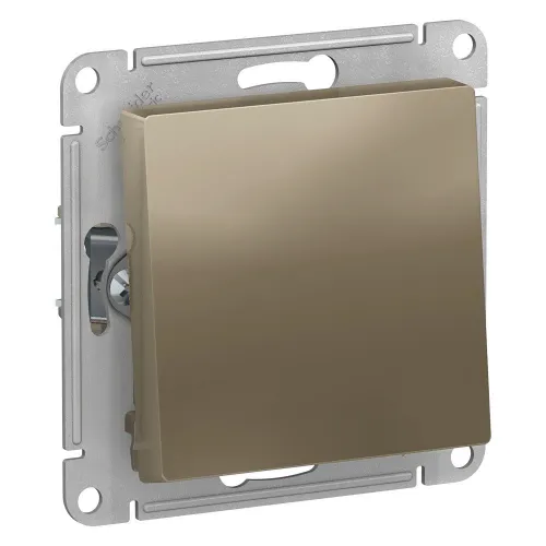 Systeme Electric AtlasDesign Шампань Переключатель 1-клавишный, сх.6, 10АХ, механизм ATN000561