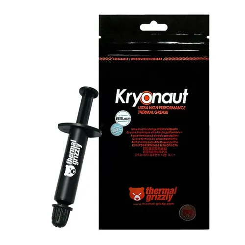 Thermal Grizzly Kryonaut 1g High для охлаждения процессоров графических процессоров, видеокарт, ради