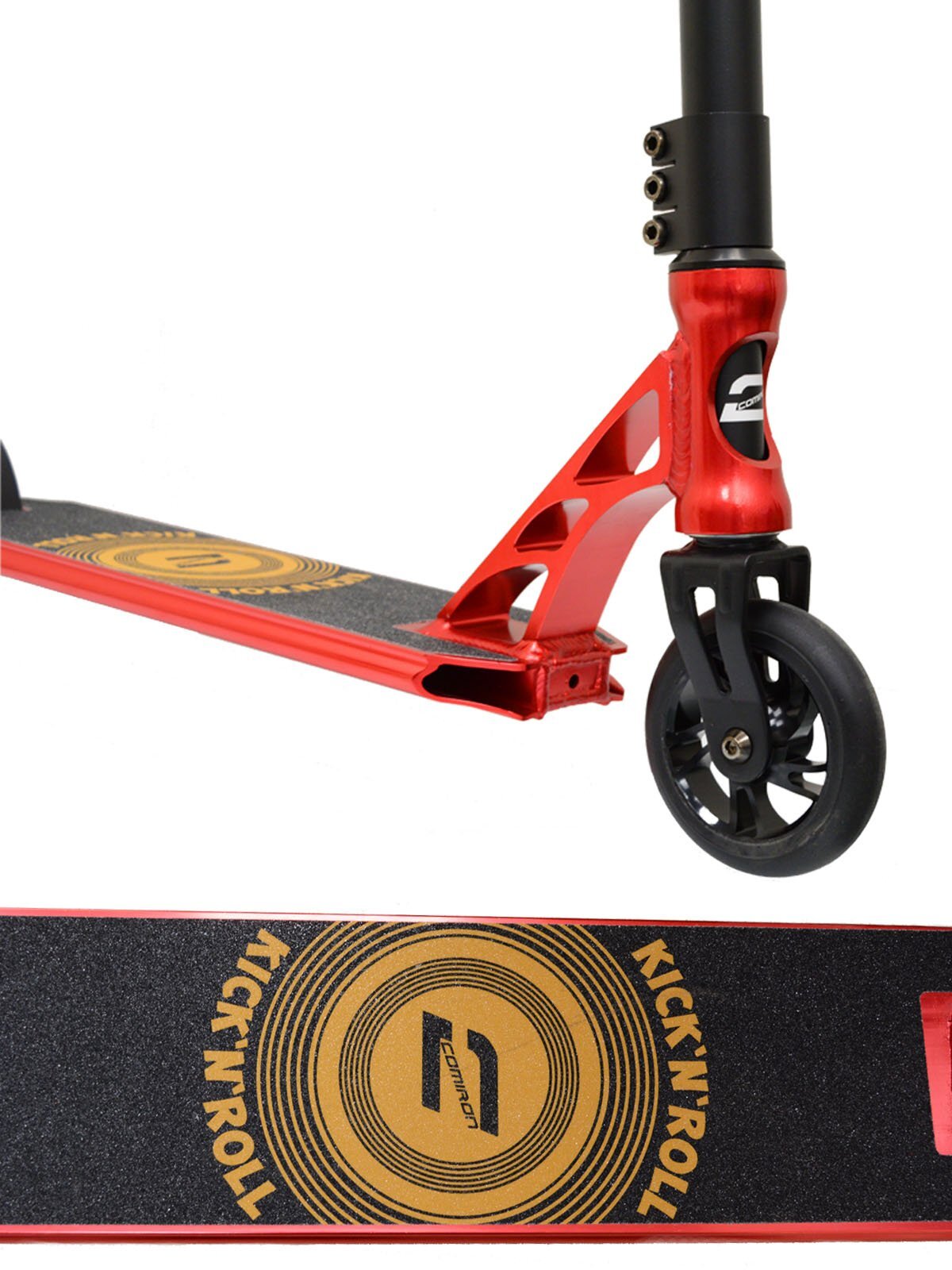 Самокат трюковый Kicknroll S00315, 2-х колесный, красный Самокат трюковый Kicknroll S00315, 2-х колесный, красный