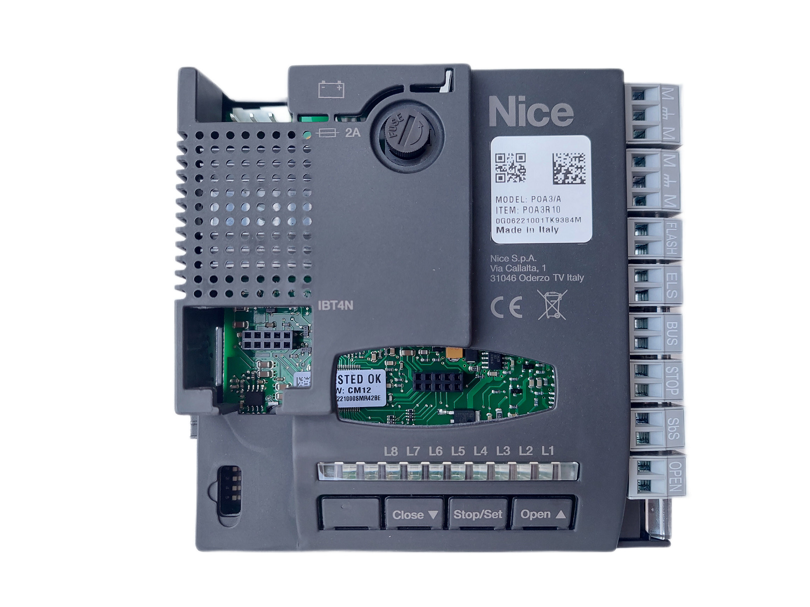 Блок управления Nice POA3/A (или POA3R10) новая модификация для привода — free download