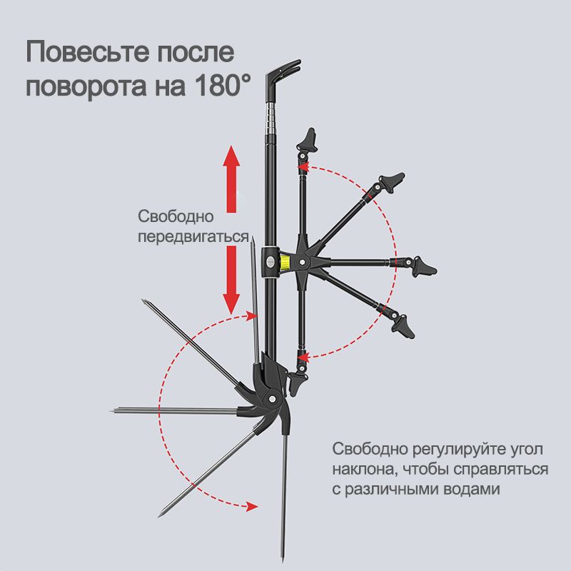 Крепление для удочки на кресло