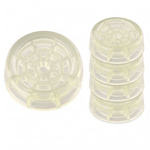 Антивибрационныеподставкидлястиральныхмашинихолодильников(круг.прозрач.)d6см,h2смМТ76-13(Артикул:4100015710)