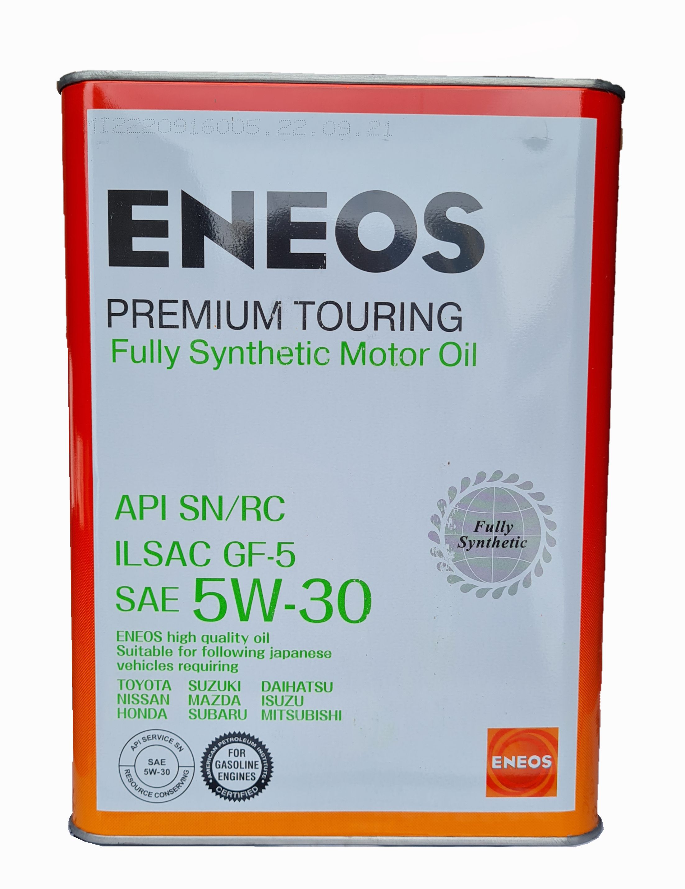 ENEOS Premium Touring. ENEOS Motor Oil logo.