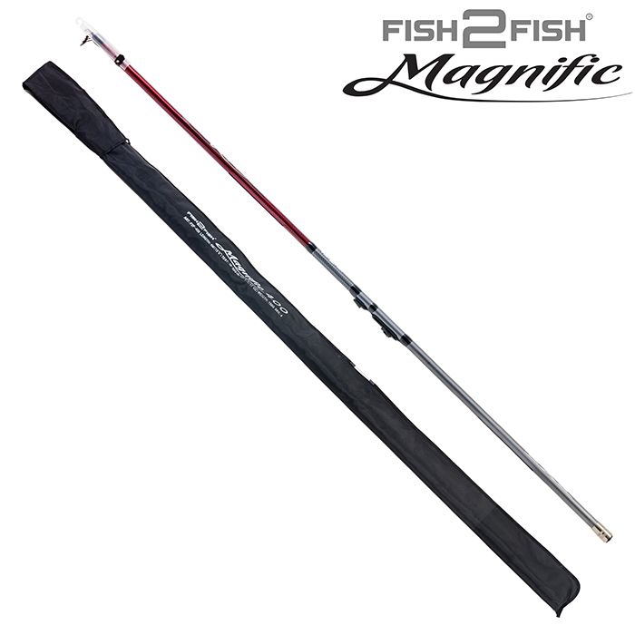 Удилище телескоп угольное д/с Fish2Fish Magnific TX-20 (10-30) 4,0 м