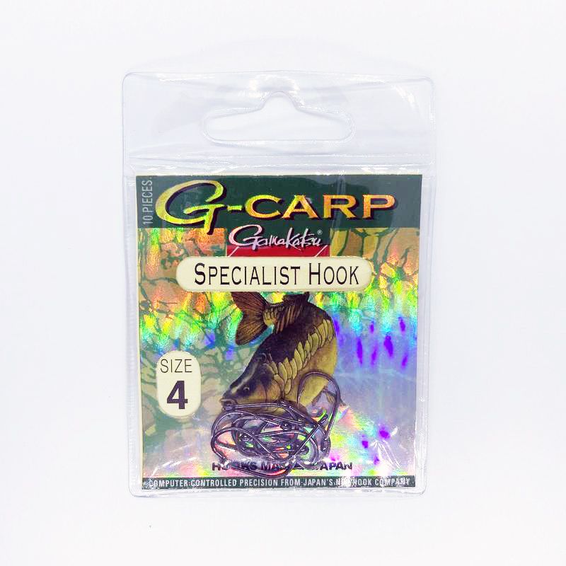 Крючки Gamakatsu G-Carp Specialist Hook № 4 (10 шт.) купить на OZON по