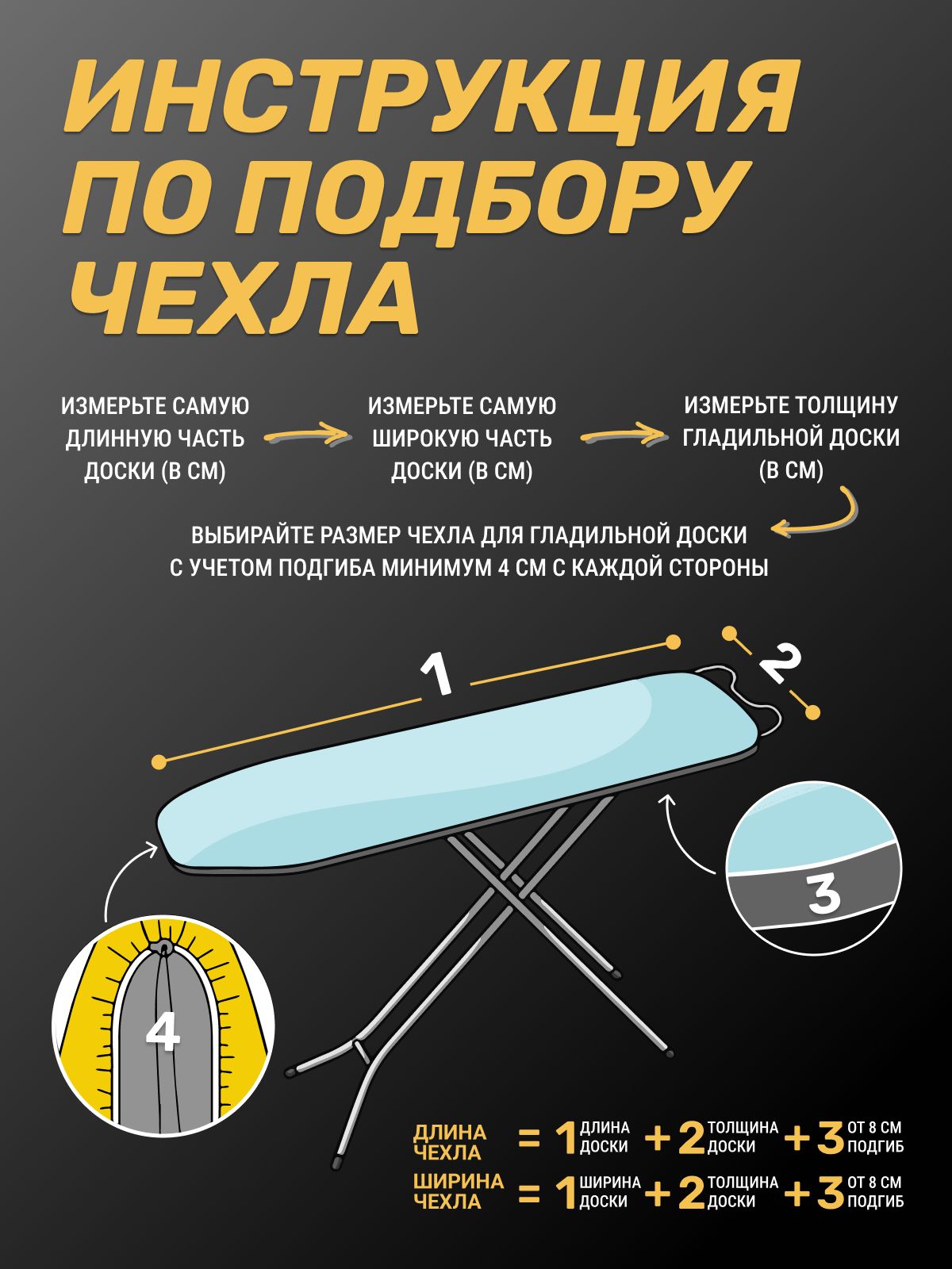 Чехол для гладильной доски Colombo New Scal, тефлоновое, антипригарное ...