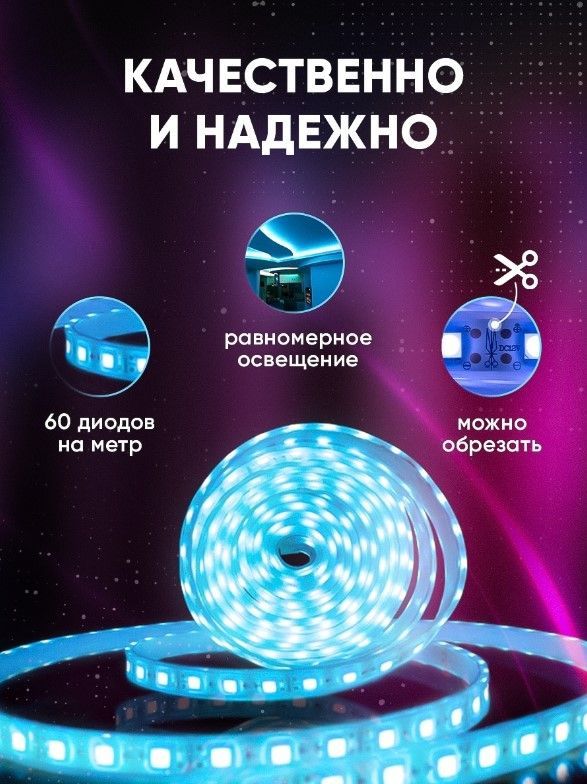 Светодиодная лента TreBox, 12В, IP65, 31 LED/m Светодиодные лента ...