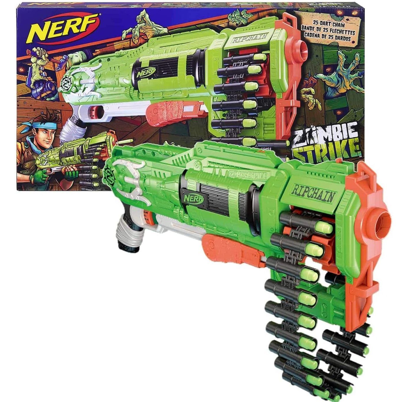 Бластеры Нерф - Зомбистрайк Рипчейн (Nerf Zombie Strike Ripchain