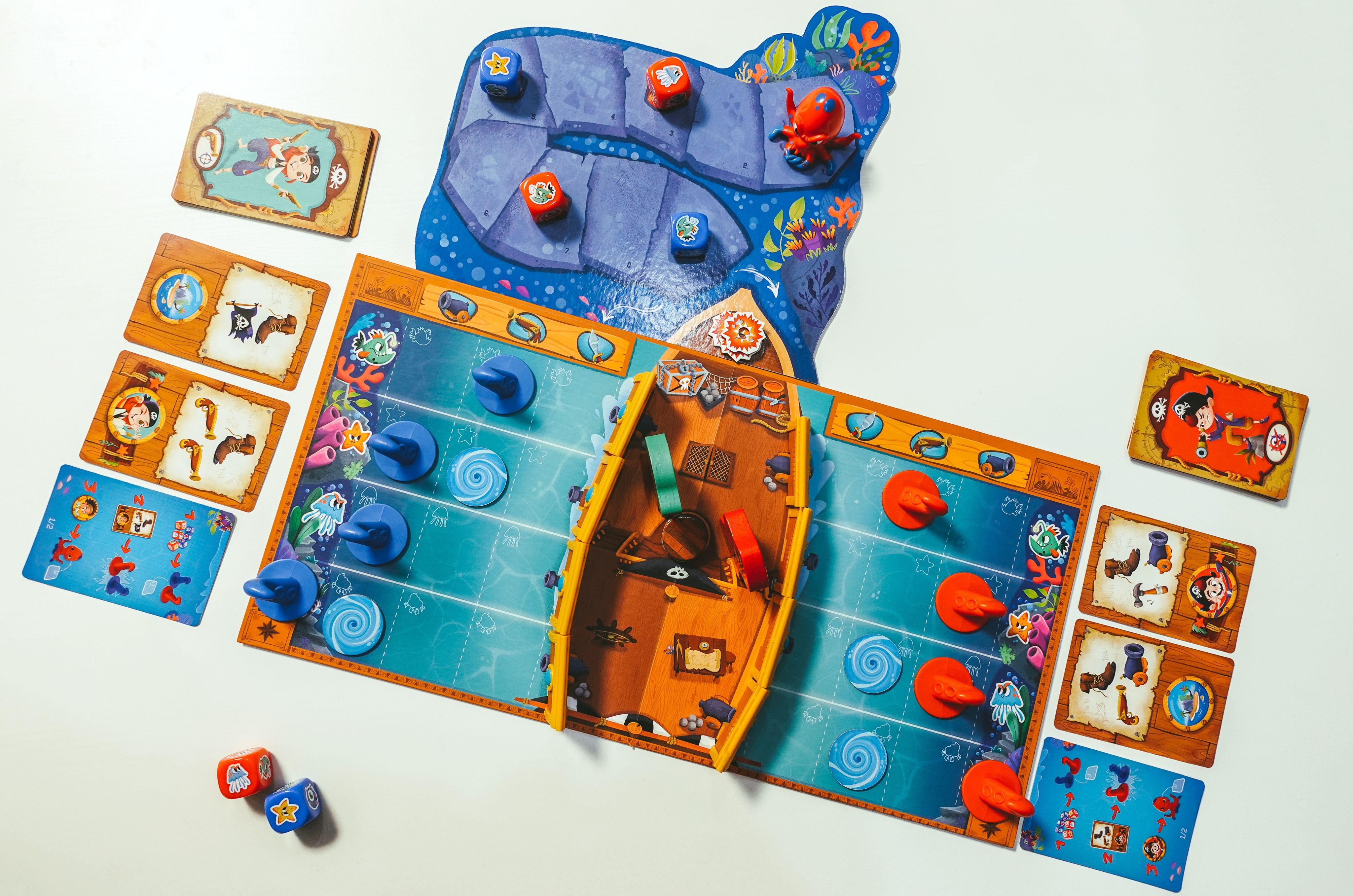Кооперативная настольная игра "Атака Кракена" для взрослых и детей от 7 ...