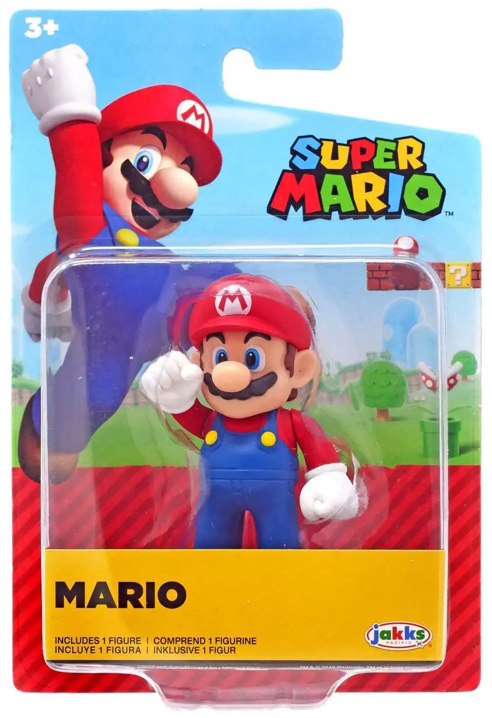 SUPER MARIO World of Nintendo Марио 2,5-дюймовая коллекционная мини-фигурка