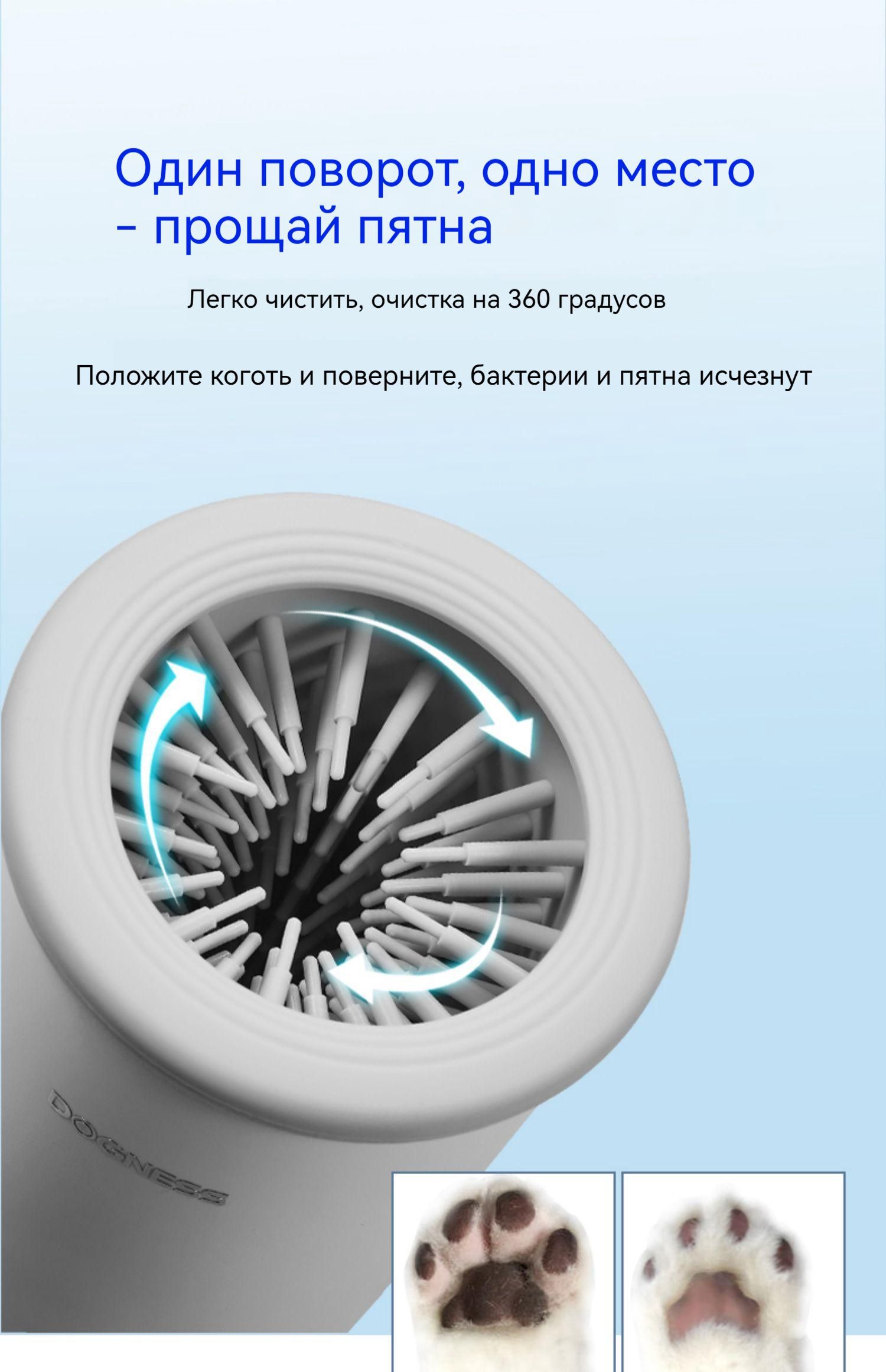 лапомойка для собак электрическая для средних и крупных собак весом от ...