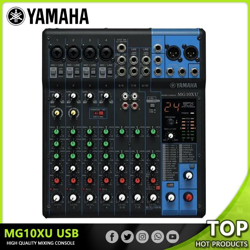 YAMAHA MG10XU USB микшерный пульт YAMAHA MG10XU USB купить на OZON
