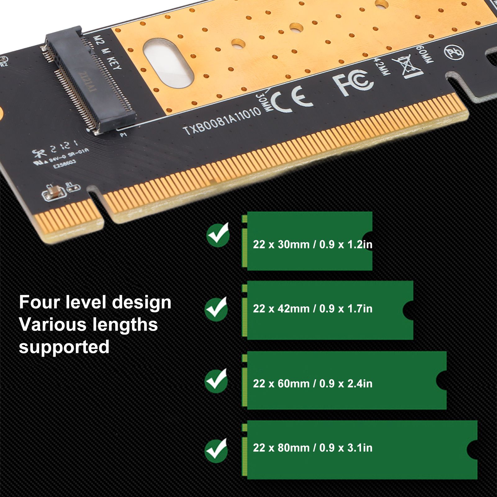 Nvme Pic Riser Адаптер NVMe M.2 PCIe SSD на PCI-e x16 Riser Card купить на OZON по ...