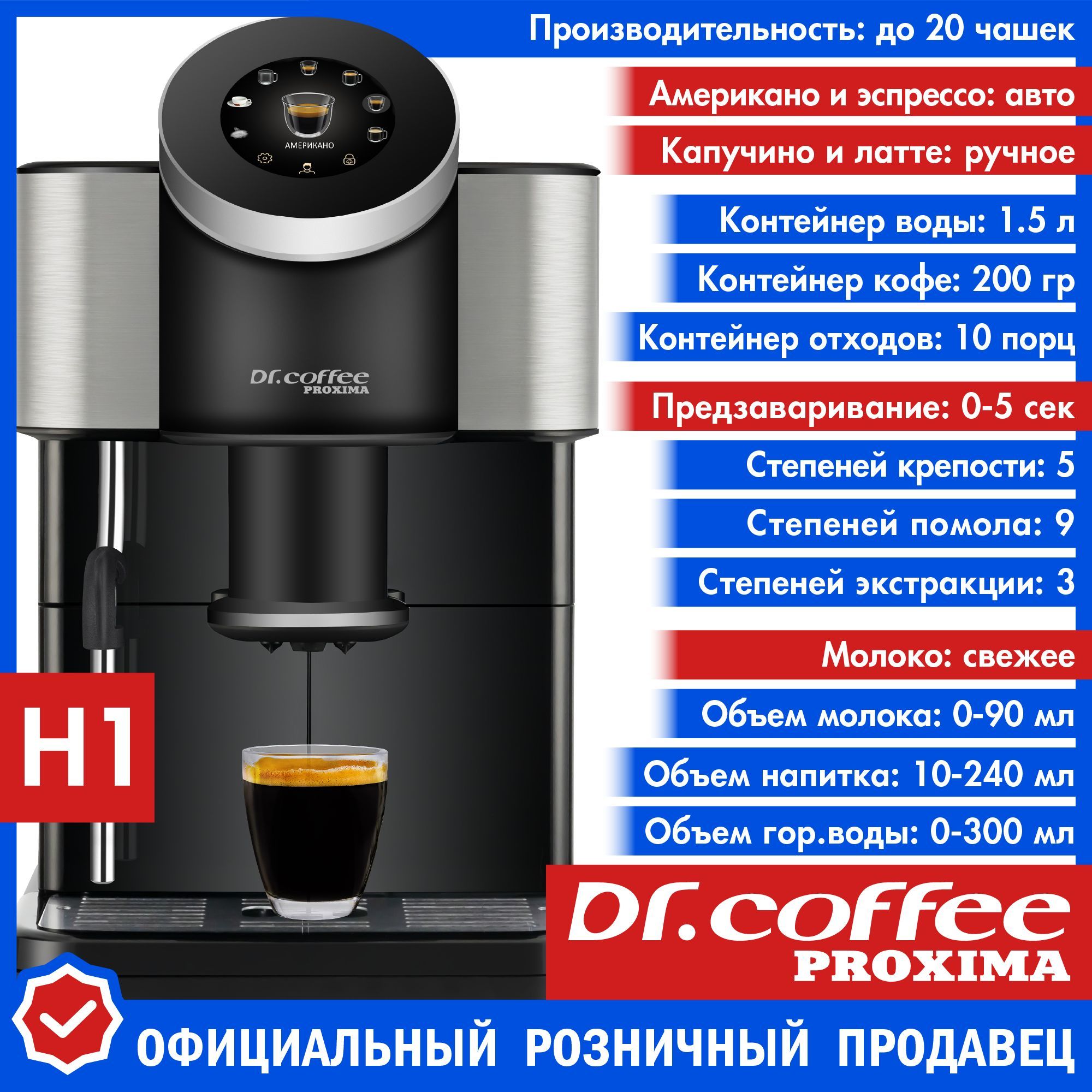 Dr coffee proxima h2