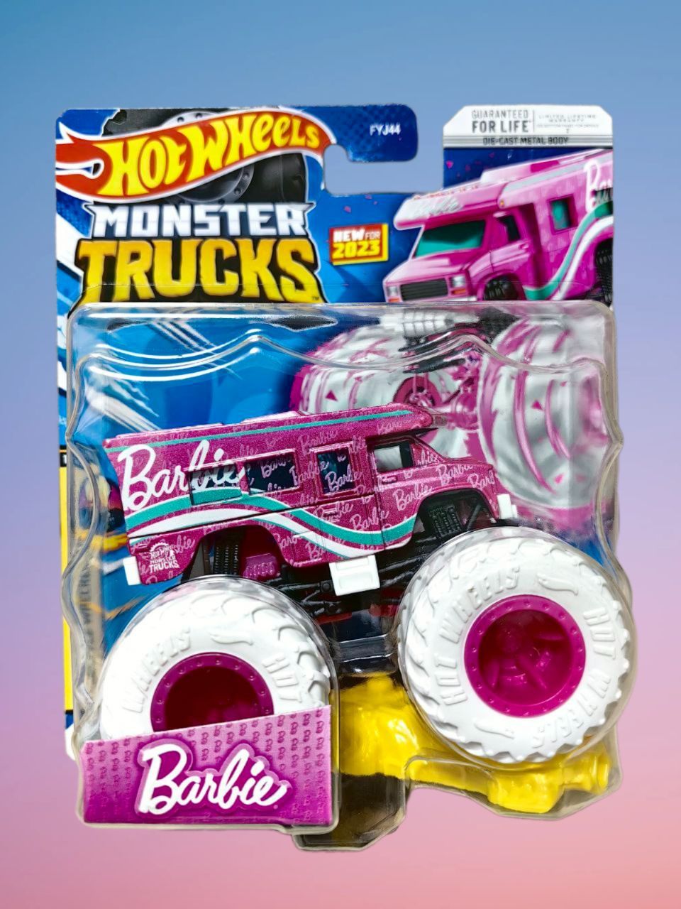 s*i様 Hotwheels Barbie Monster 'Vette 桃 s*i様 Hotwheels Barbie