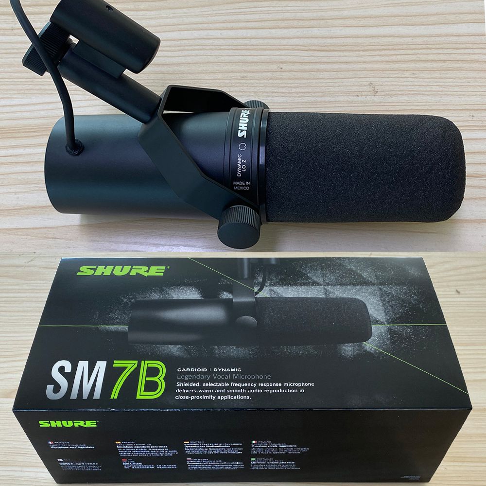 SHURE SM7B 美品 ほぼ未使用 国内正規品 SHURE SM7B(国内正規品2年保証)(シュア)(ボーカル・配信・ゲーミング
