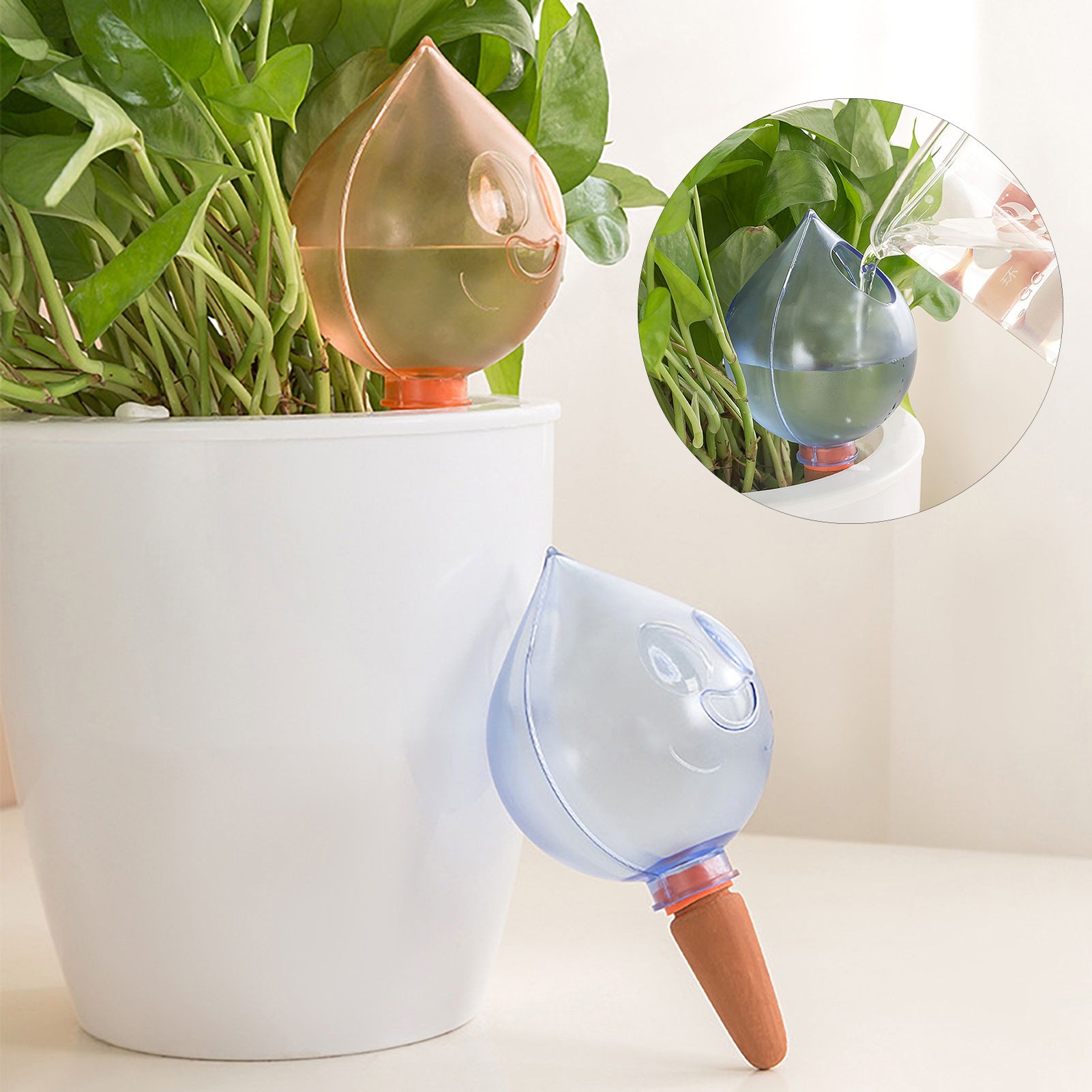 Самополивающийся горшок для растений, автоматическая система полива ...