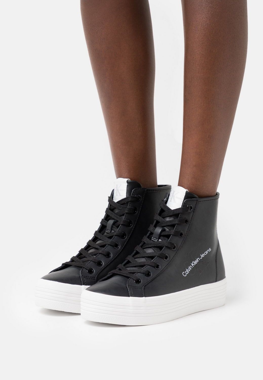 Calvin klein hot sale black high tops