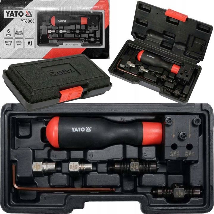 Инструмент ручной для опрессовки тормозных трубок Yato, YT-06086