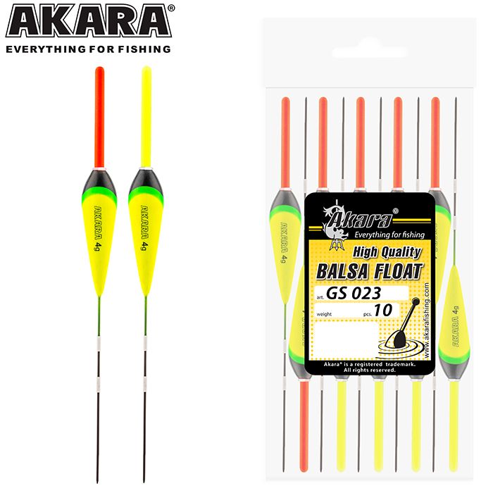 Поплавок Akara бальса GS023 6 гр.