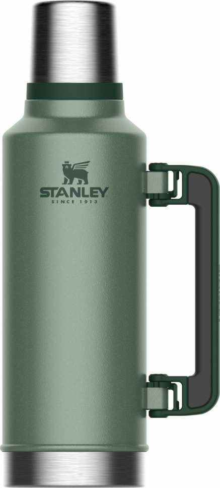 Темно-зеленый термос STANLEY Classic 1,9L (10-07934-003) #1