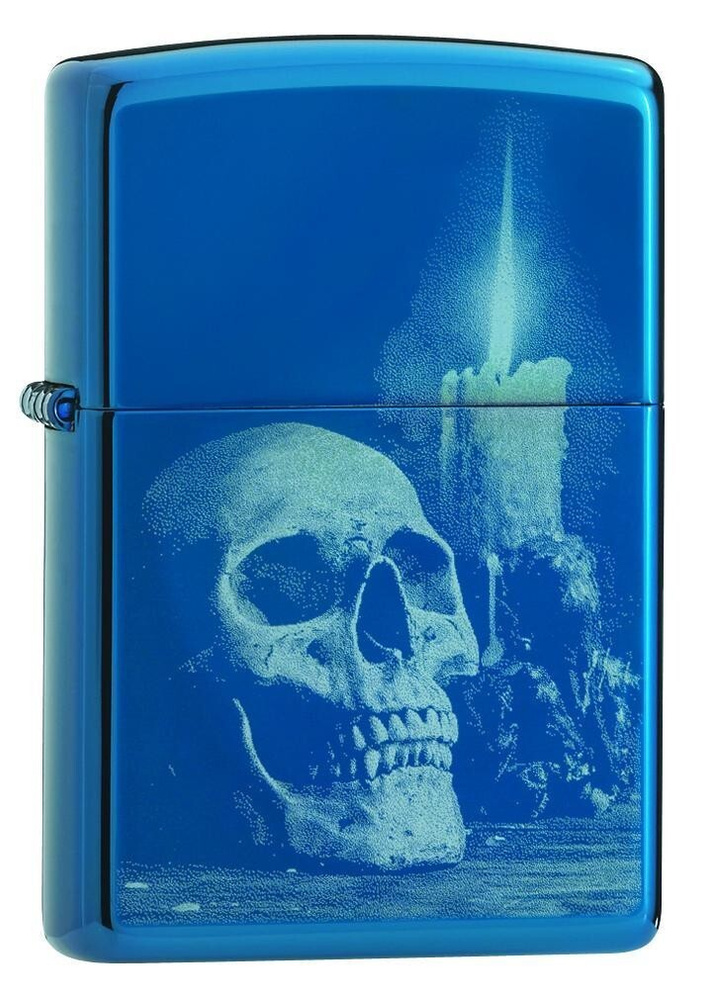 Зажигалка бензиновая ZIPPO Classic High Polish Blue #1