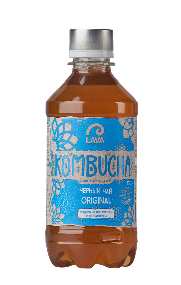 Lava Superfood Kombucha / Комбуча: Черный чай, 0,33л - купить с ...