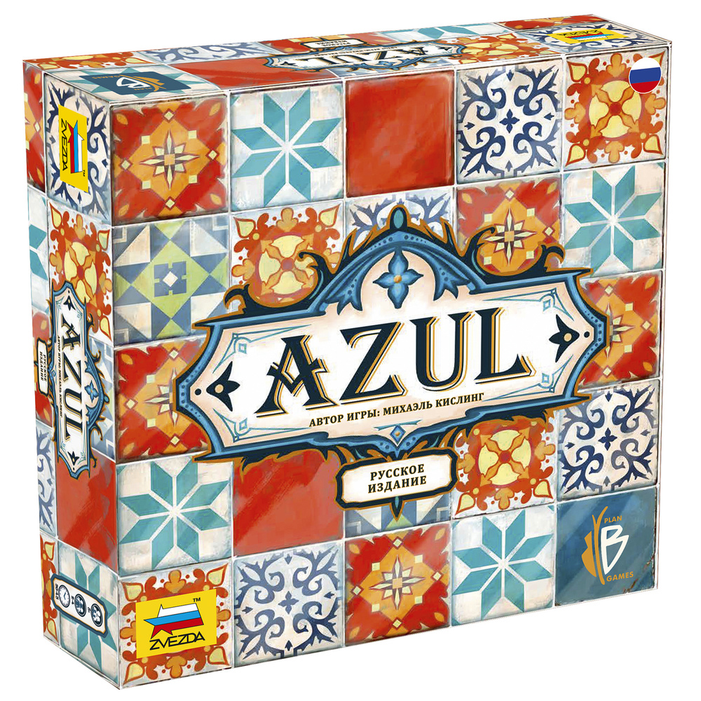 Настольная игра Звезда Azul. Предлагает вам поучаствовать в украшении стен  королевского дворца Эворы - купить с доставкой по выгодным ценам в  интернет-магазине OZON (263176315)