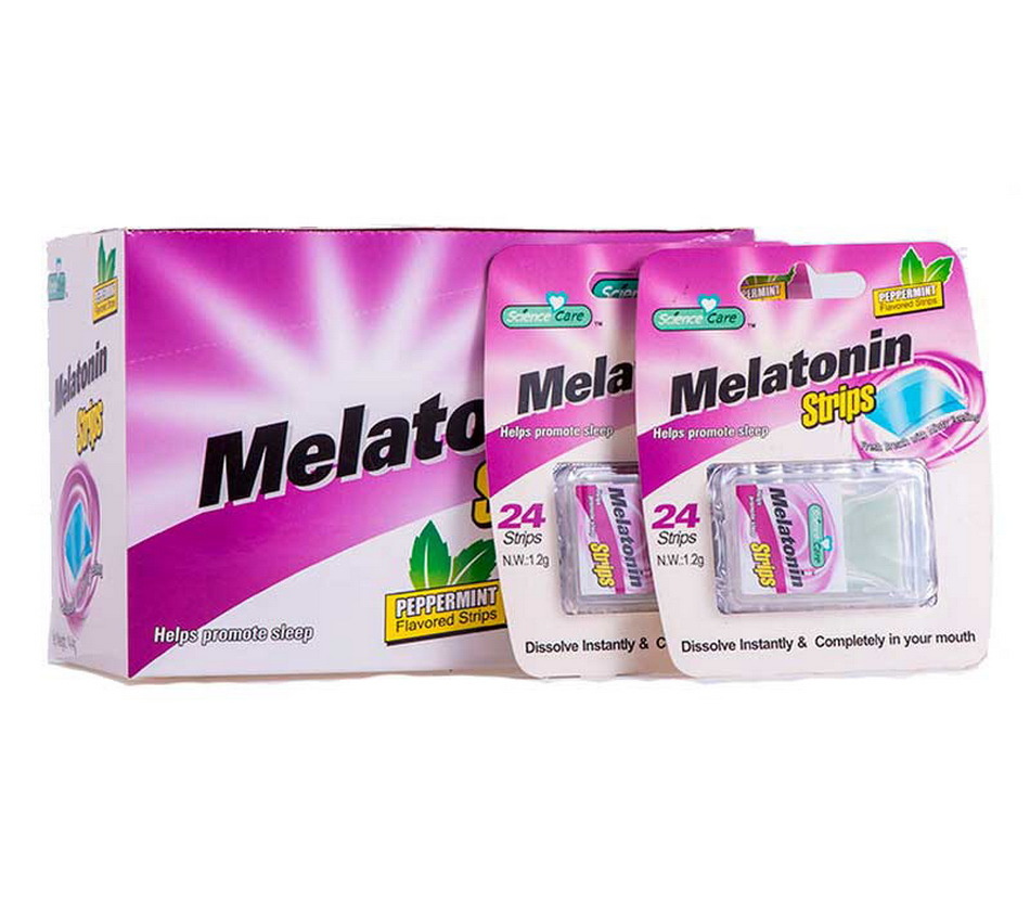 Освежающие пастилки MELATONIN (24 strips)- блок 12 штук #1