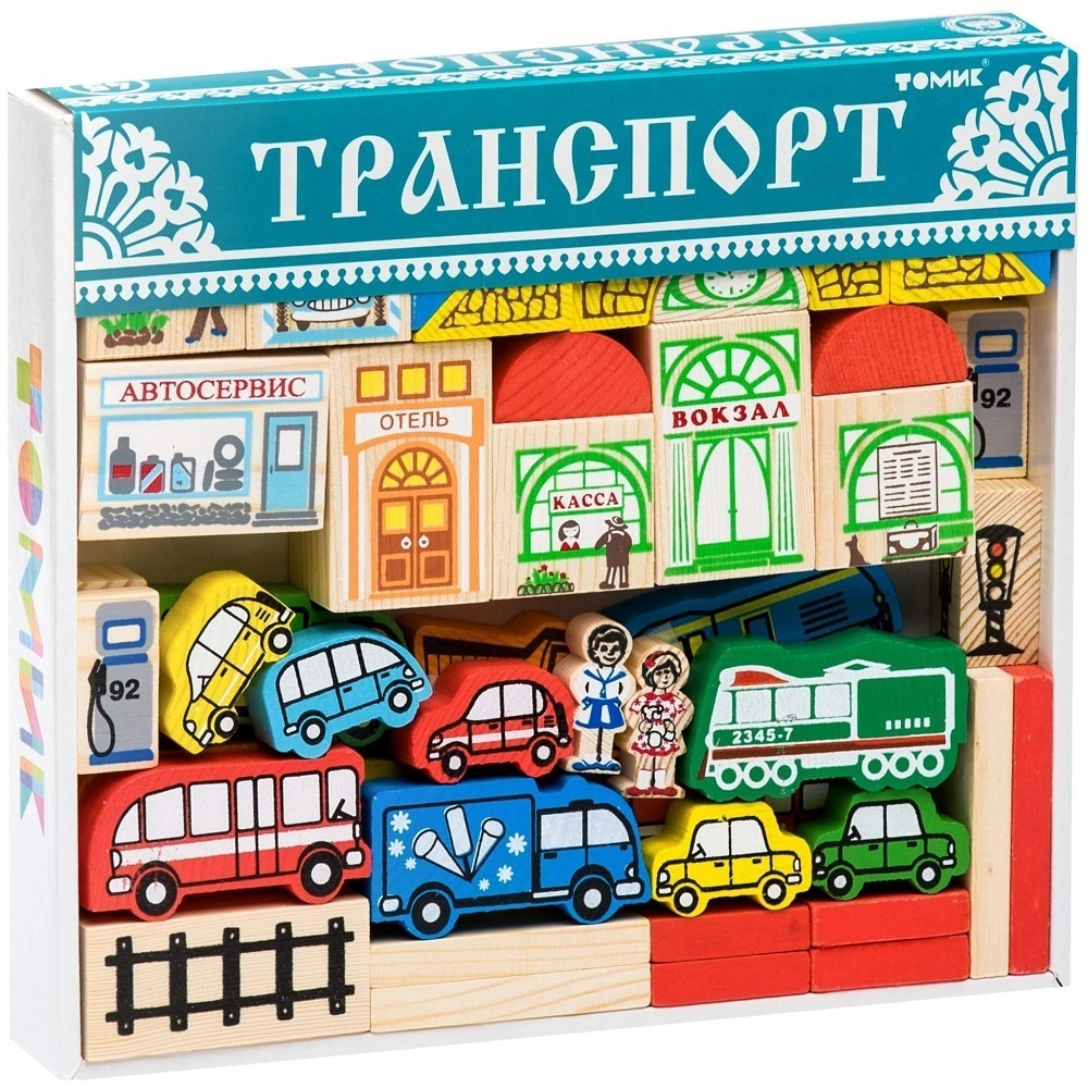 Деревянный игровой набор Конструктор Томик 