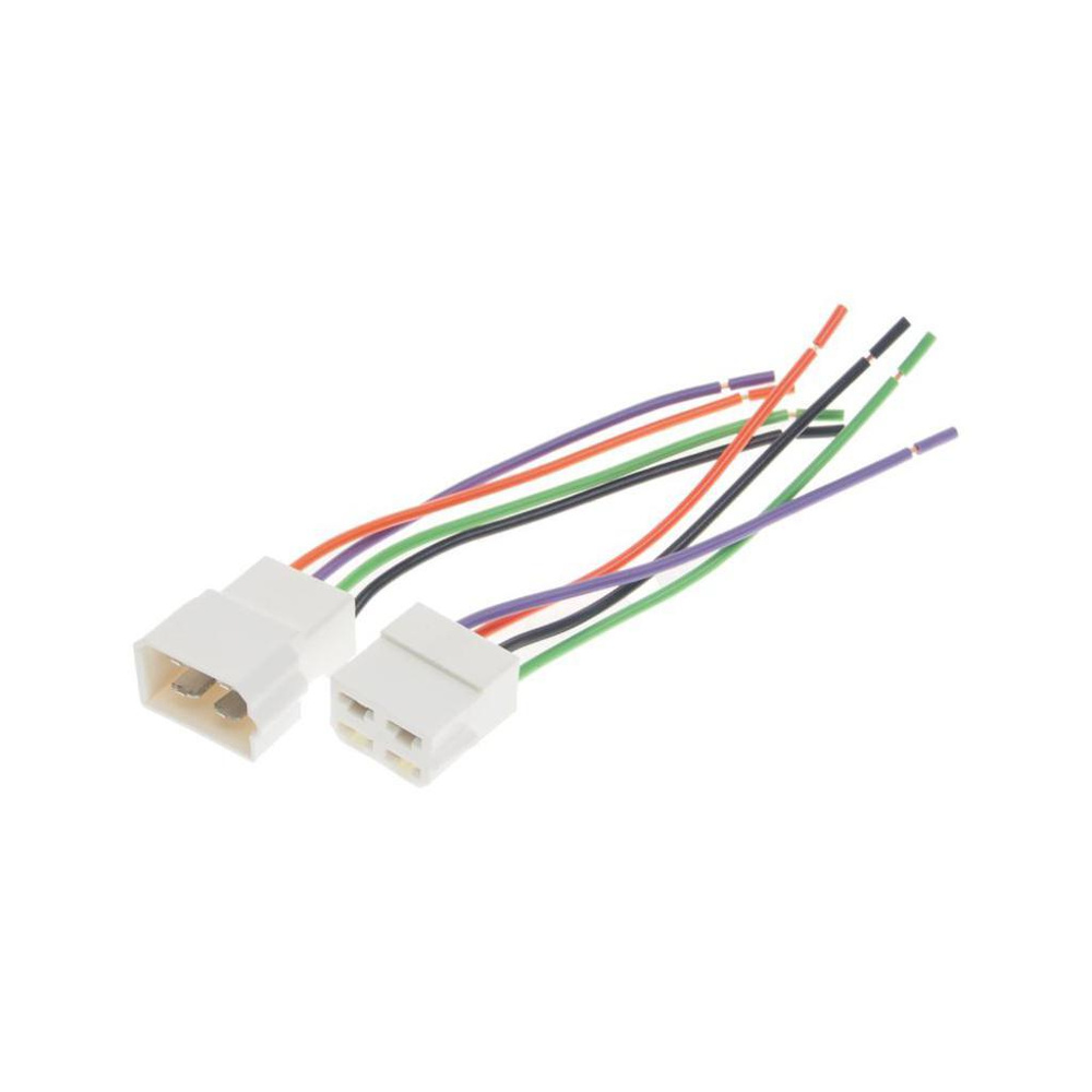 Разъем соединительный 6.3мм 4-клеммный (м+п) в сборе с проводами АЭНК ...