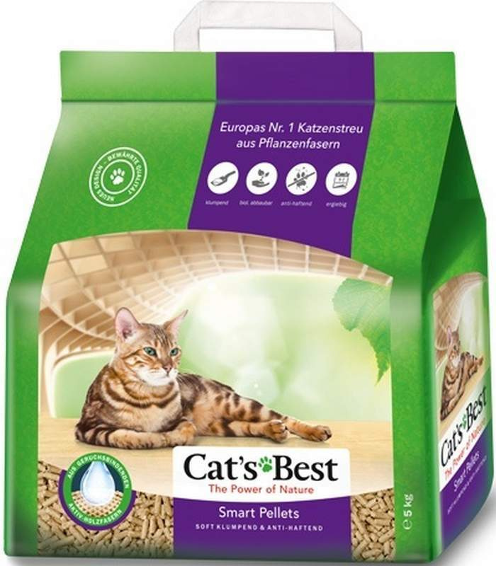 Cat's Best Smart Pellets древесный комкующийся наполнитель 10л (5кг)  #1