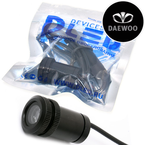 Врезной проектор в дверь авто Daewoo silver 104 #1