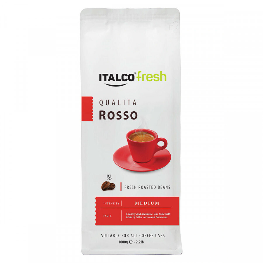 Кофе в зернах Italco Qualita Rosso (Куалита Россо) 1кг #1