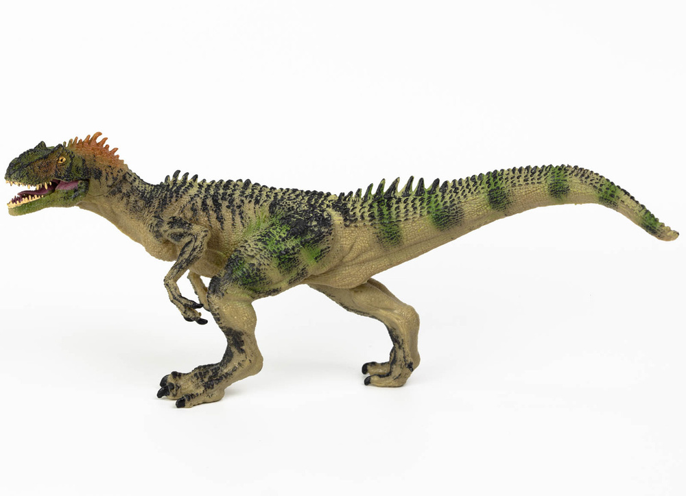 Фигурка животного Derri Animals Динозавр Аллозавр, для детей, игрушка коллекционная декоративная, 83106, 22,7х8х12 см - купить с доставкой по выгодным ценам в интернет-магазине OZON (219143718)