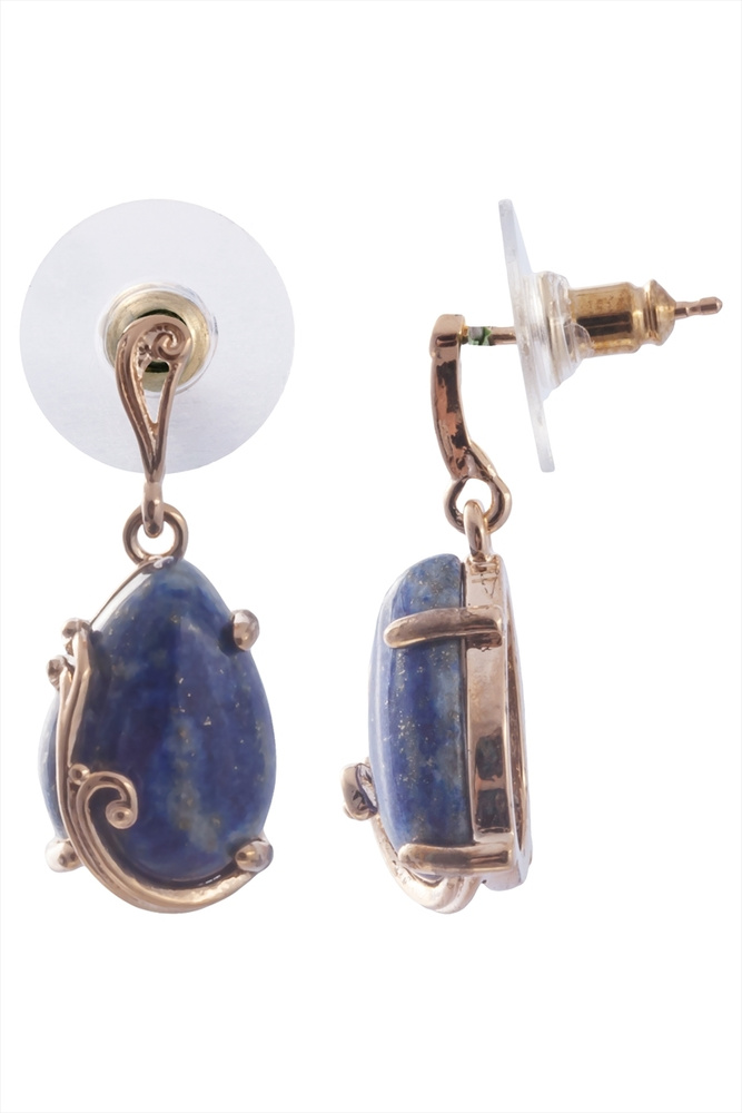 Серьги с лазуритом "Ярославна" - купить с доставкой по выгодным ценам в ...