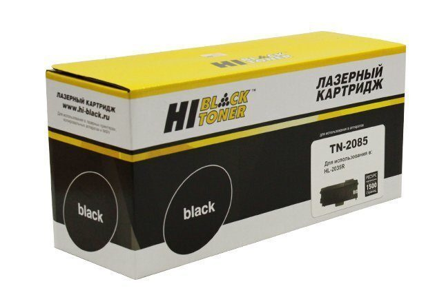 Тонер-картридж лазерный Hi-Black TN-2085 для Brother HL-2035R, черный #1