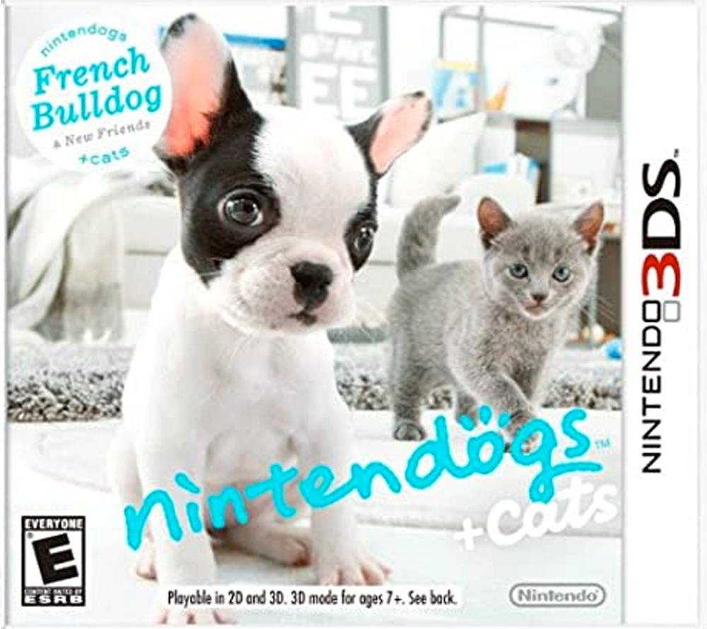 Игра Nintendogs + cats: Французский бульдог и новые друзья (Nintendo 3DS  Языки:  Английский/Русский/Французский/Испанский/Немецкий/Итальянский/Нидерлан...