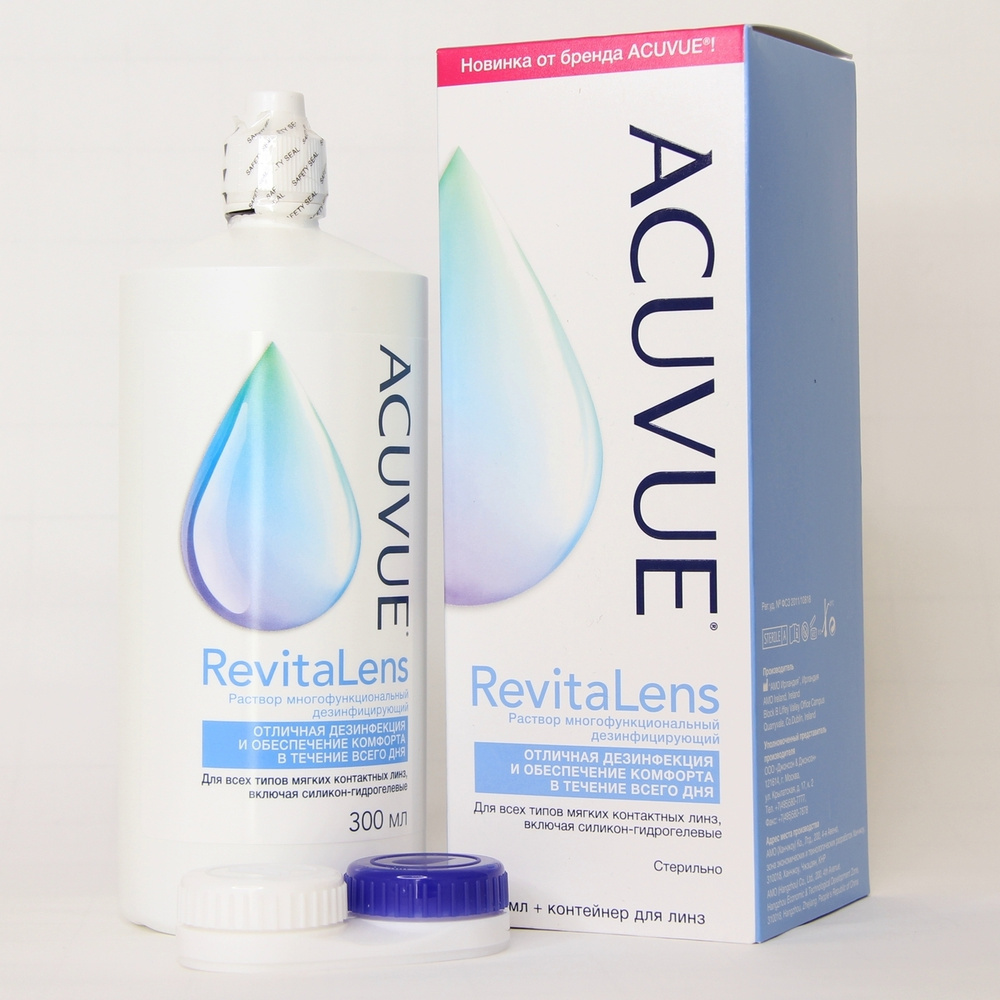 Раствор для контактных линз ACUVUE RevitaLens 300 мл #1