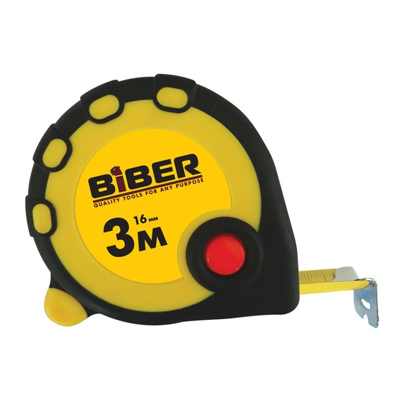 Рулетка Biber 40091 Standart 3 м/16 мм #1