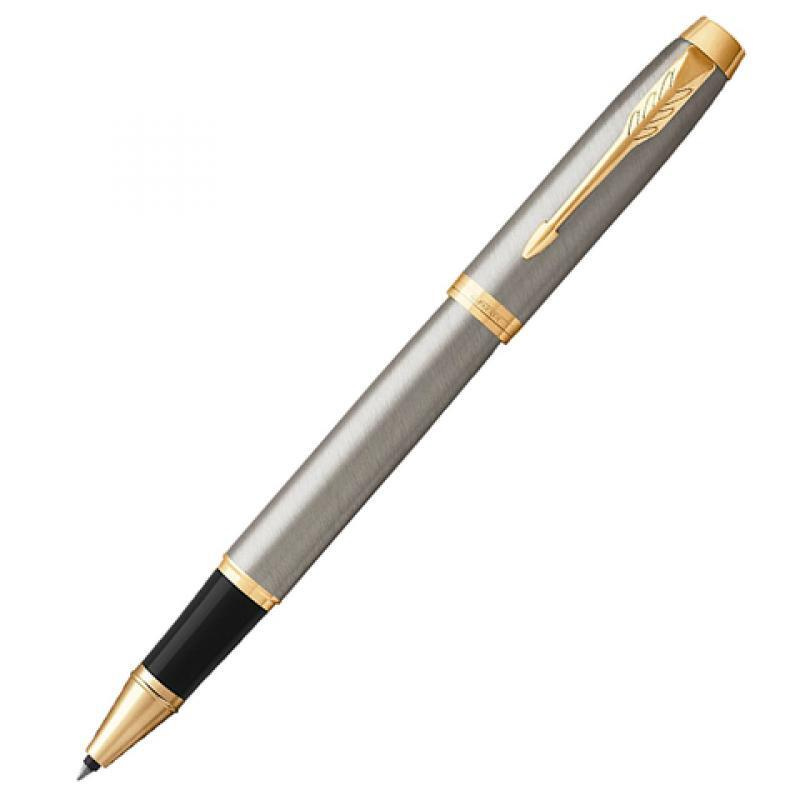 Parker IM Core - Brushed Metal GT, ручка-роллер, F, BL #1