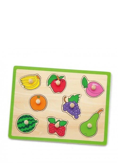 VIGA Пазл Фрукты 8 деталей (дерево) VG50020 с 1,5 лет - купить с ...