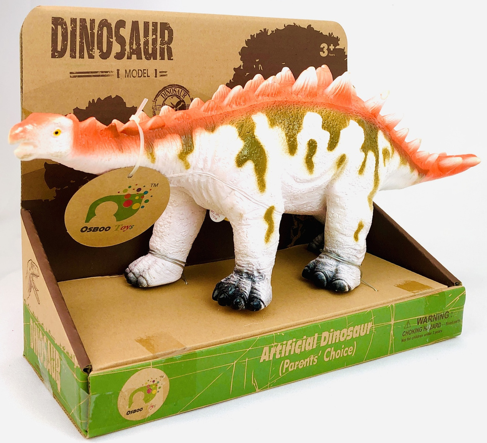 Фигурка Динозавр Artificial Dinosaur, AK68618-7, 34х13х9 см, игрушка динозавр со звуком, резиновый динозавр #1