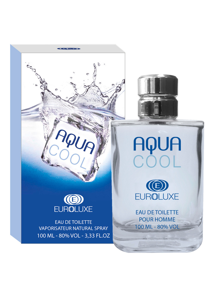 Euroluxe/Туалетная вода мужская Aqua Cool, 100мл/Парфюм мужской, парфюм, мужской, духи, одеколон, туалетная #1