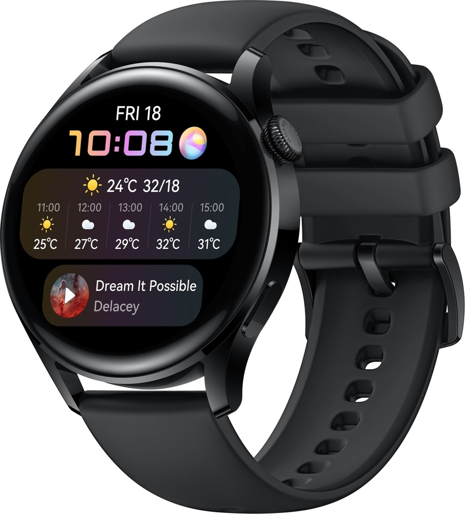 Купить смарт-часы HUAWEI WATCH 3 LTE, экран 1.43