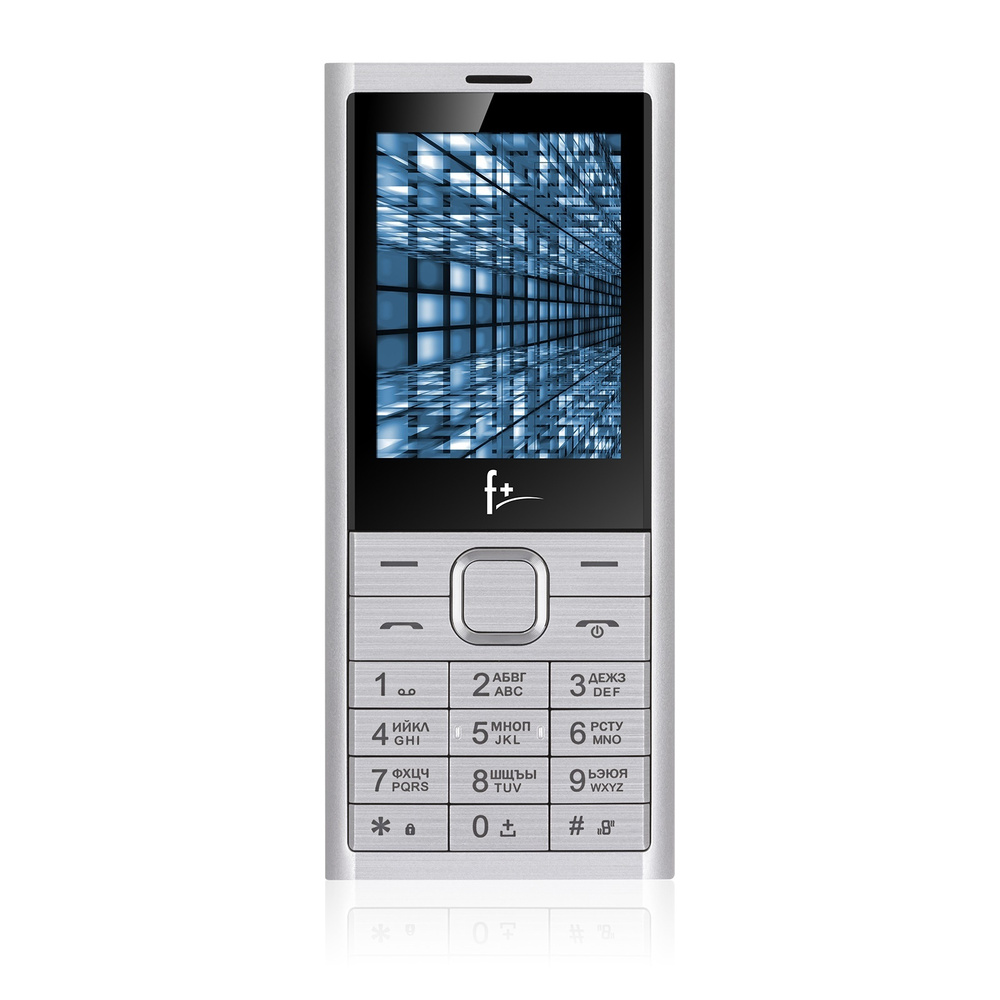 F+ Мобильный телефон Телефон B280 Dual Sim Silver, серебристый